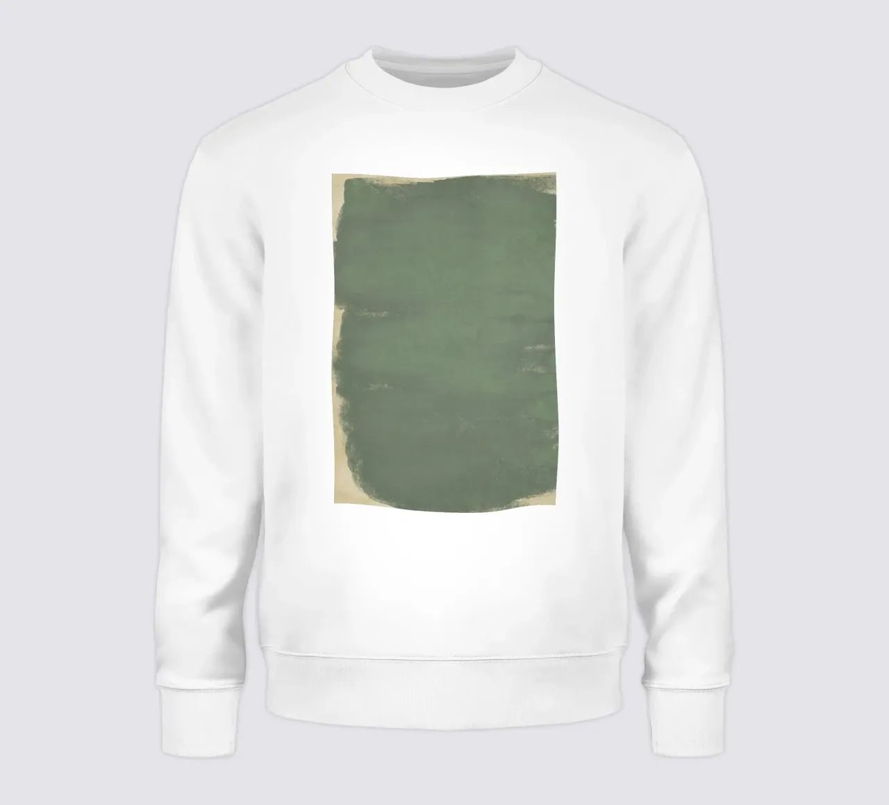 Minimal Abstract Green Colorfield 01 sweatshirt by amini54