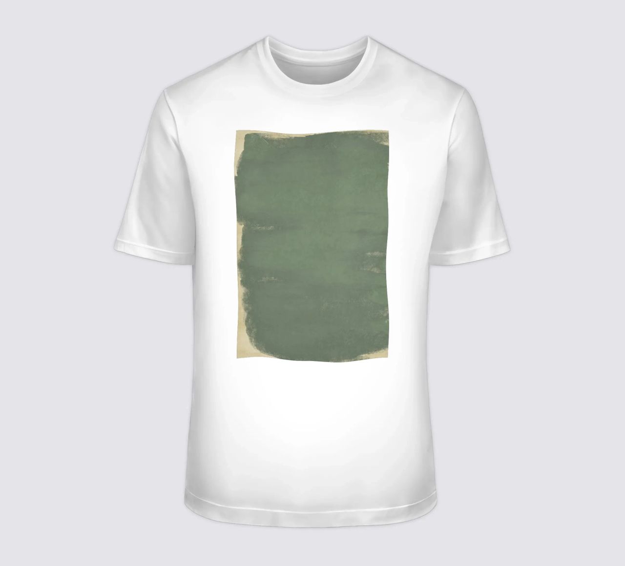 Minimal Abstract Green Colorfield 01 t-shirt da amini54