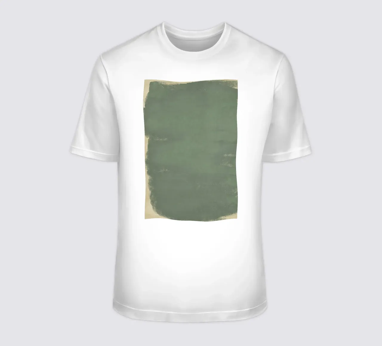 Minimal Abstract Green Colorfield 01 t-shirt de amini54