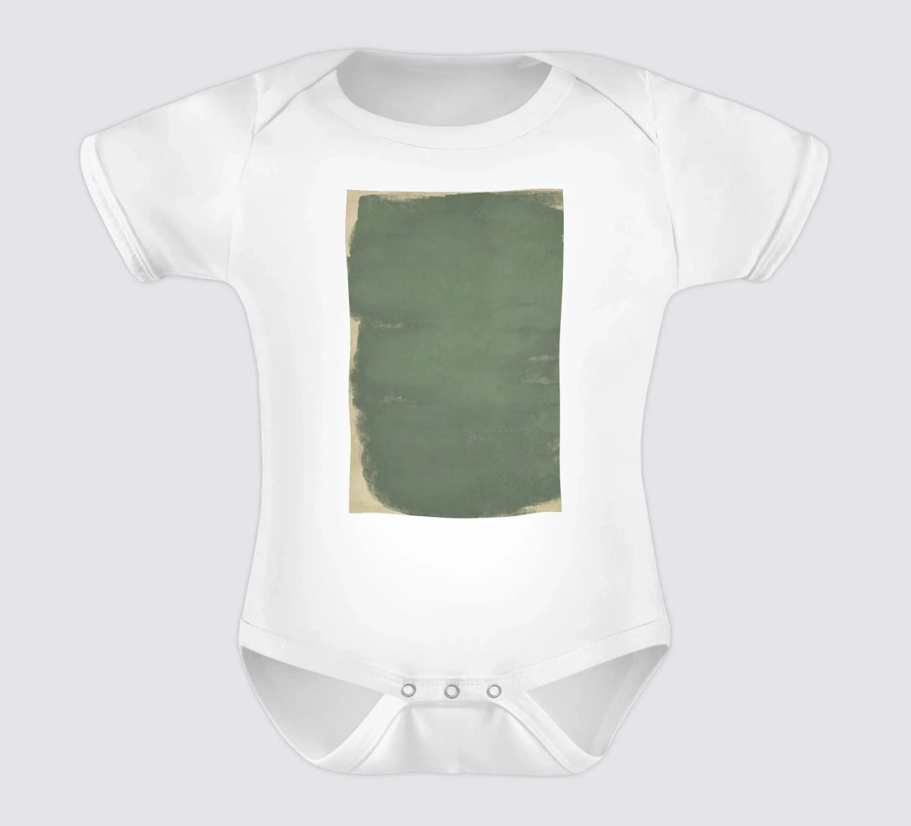 Minimal Abstract Green Colorfield 01 body neonato maniche corte da amini54