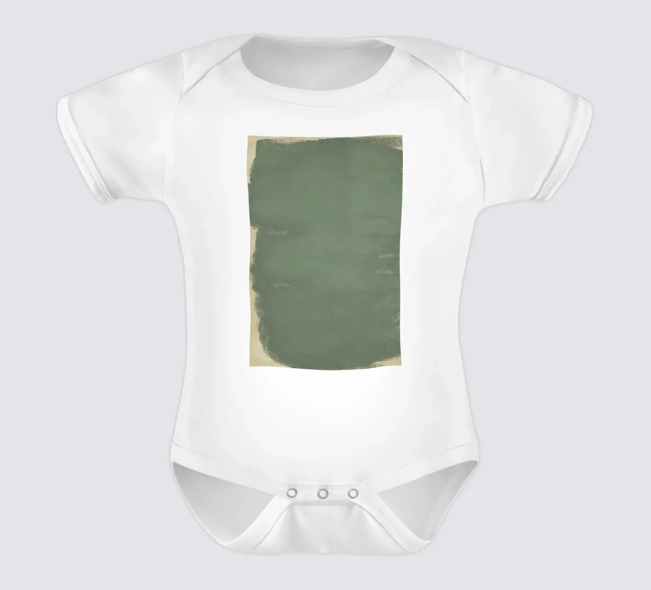 Minimal Abstract Green Colorfield 01 body neonato maniche corte da amini54