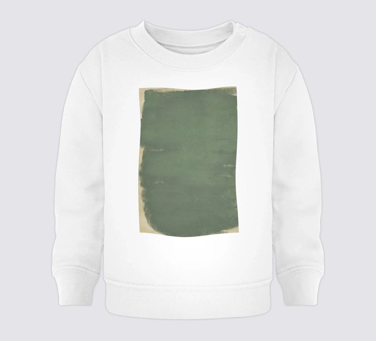 Minimal Abstract Green Colorfield 01 felpa neonato da amini54