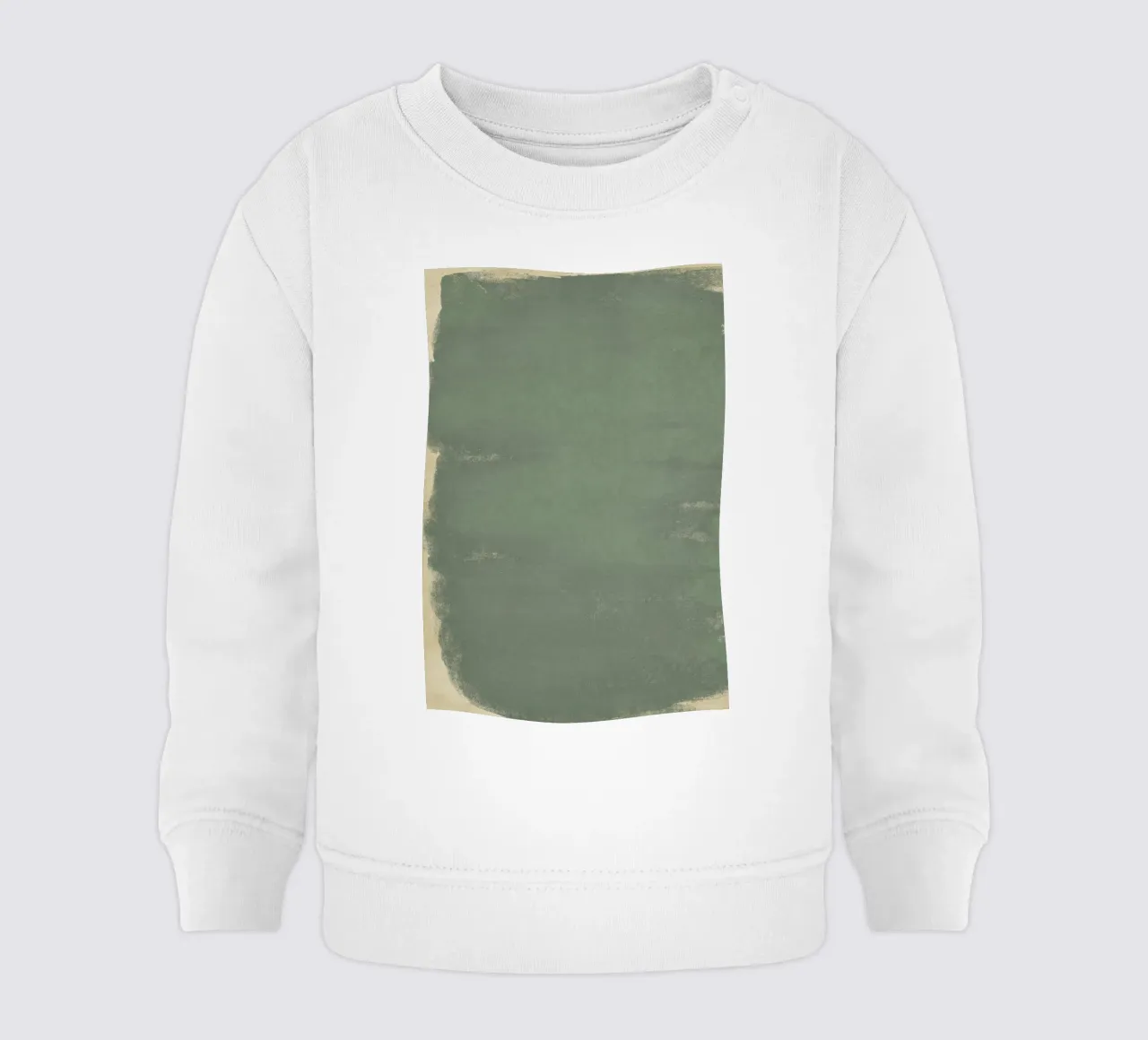 Minimal Abstract Green Colorfield 01 felpa neonato da amini54