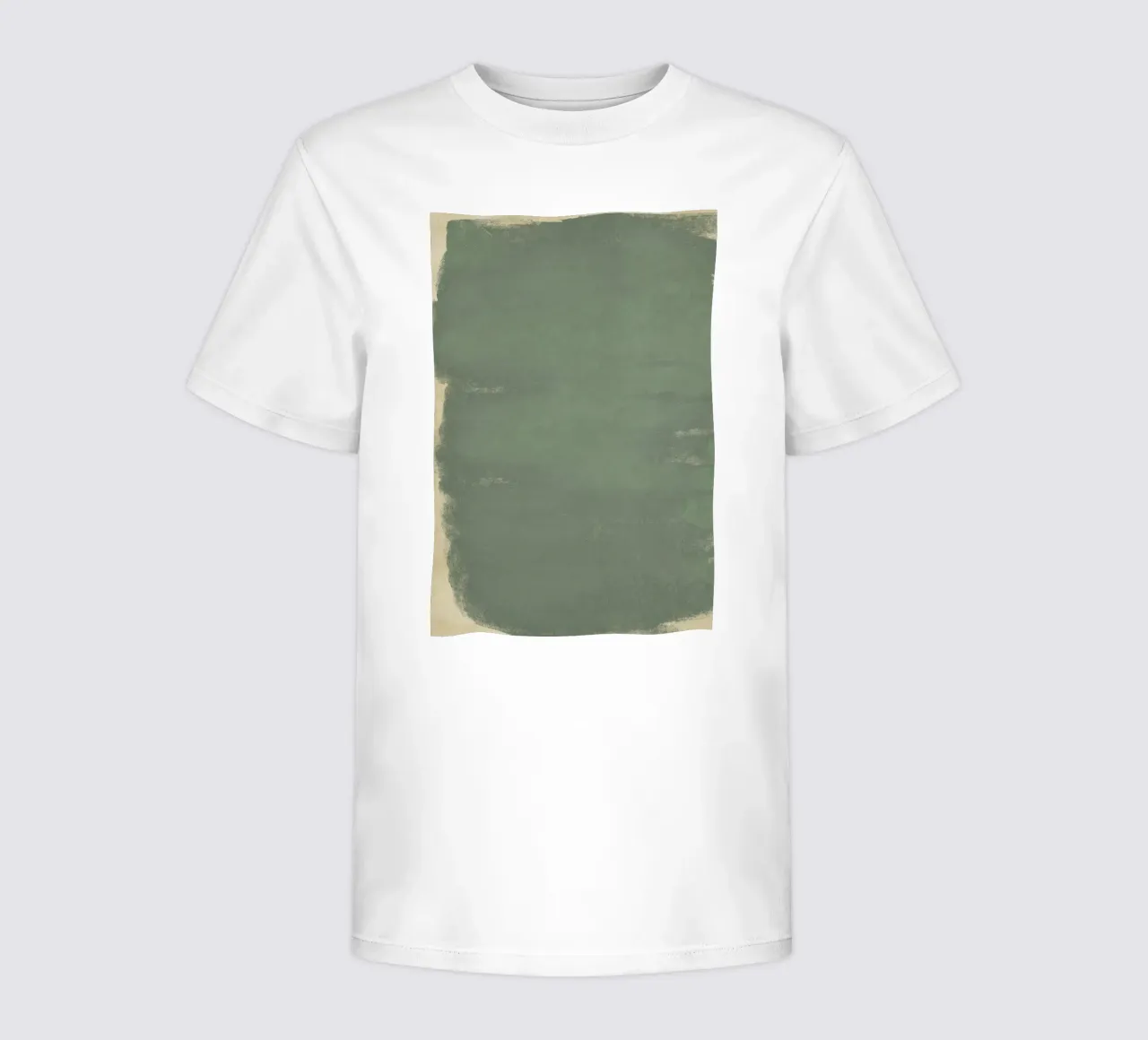Minimal Abstract Green Colorfield 01 t-shirt bambini da amini54