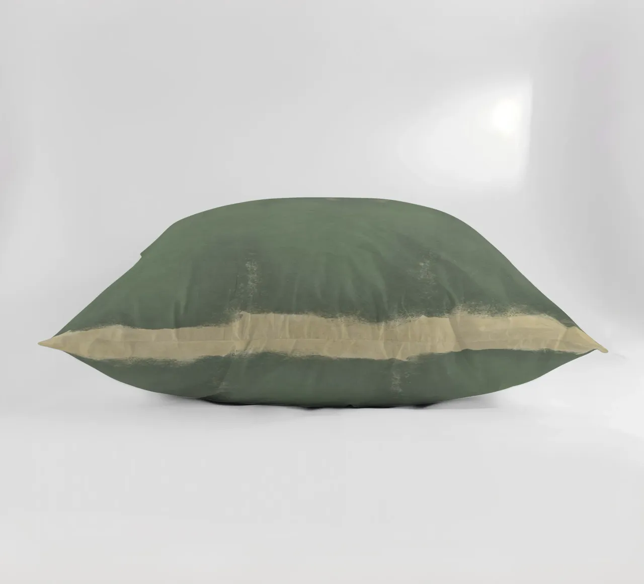 Minimal Abstract Green Colorfield 01 cuscino da amini54