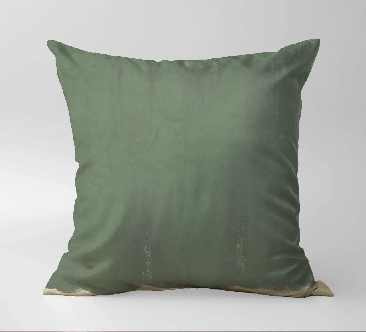 Minimal Abstract Green Colorfield 01 decorative cushion by amini54