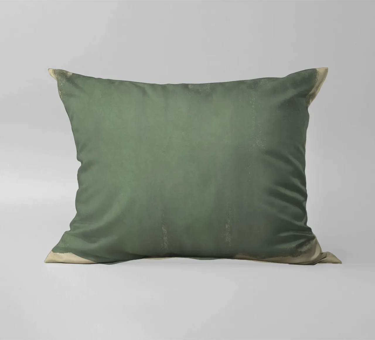 Minimal Abstract Green Colorfield 01 cuscino da amini54