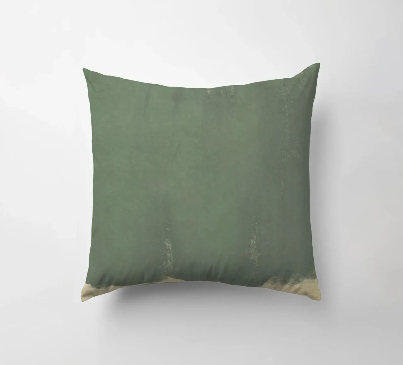 Minimal Abstract Green Colorfield 01 decorative cushion by amini54