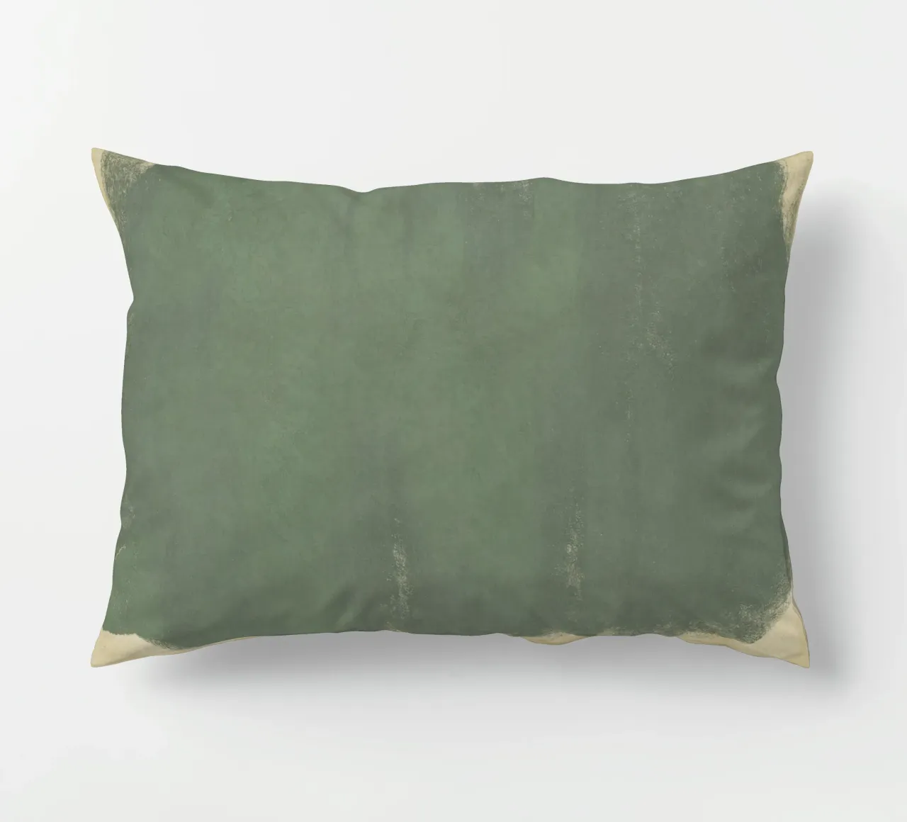 Minimal Abstract Green Colorfield 01 cuscino da amini54