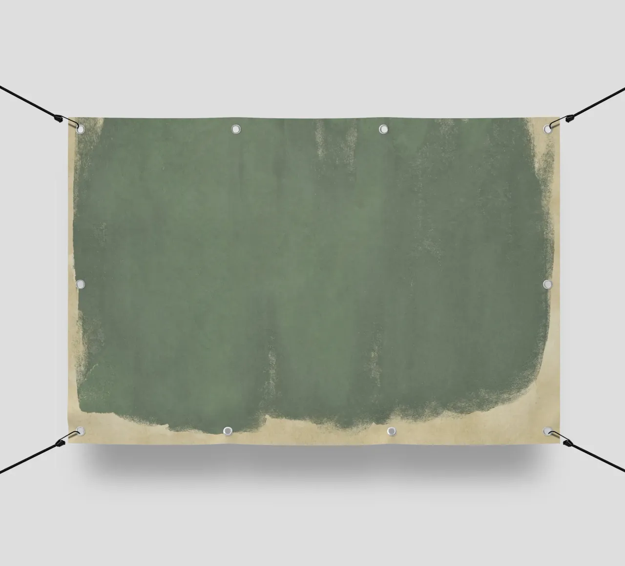 Minimal Abstract Green Colorfield 01 telo in pvc da amini54