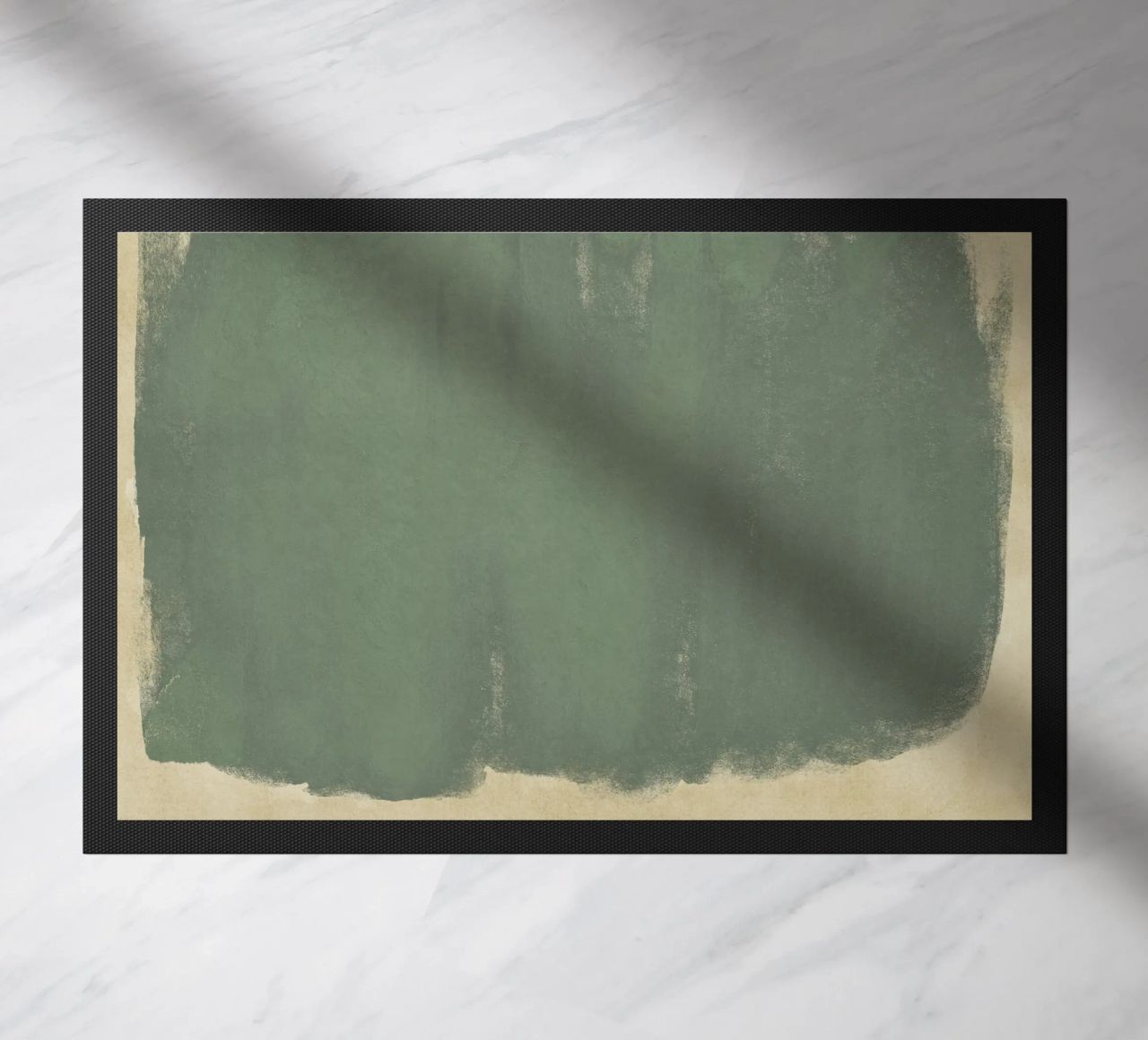 Minimal Abstract Green Colorfield 01 zerbino da amini54