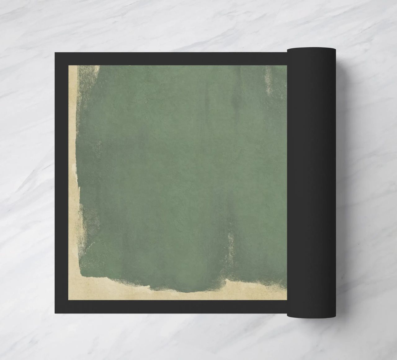 Minimal Abstract Green Colorfield 01 zerbino da amini54