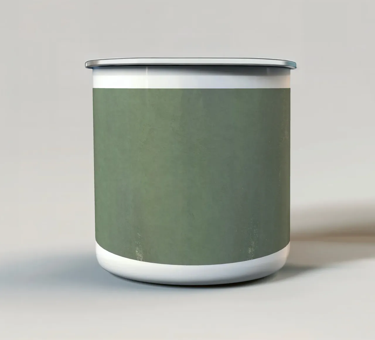 Minimal Abstract Green Colorfield 01 mug en émail de amini54