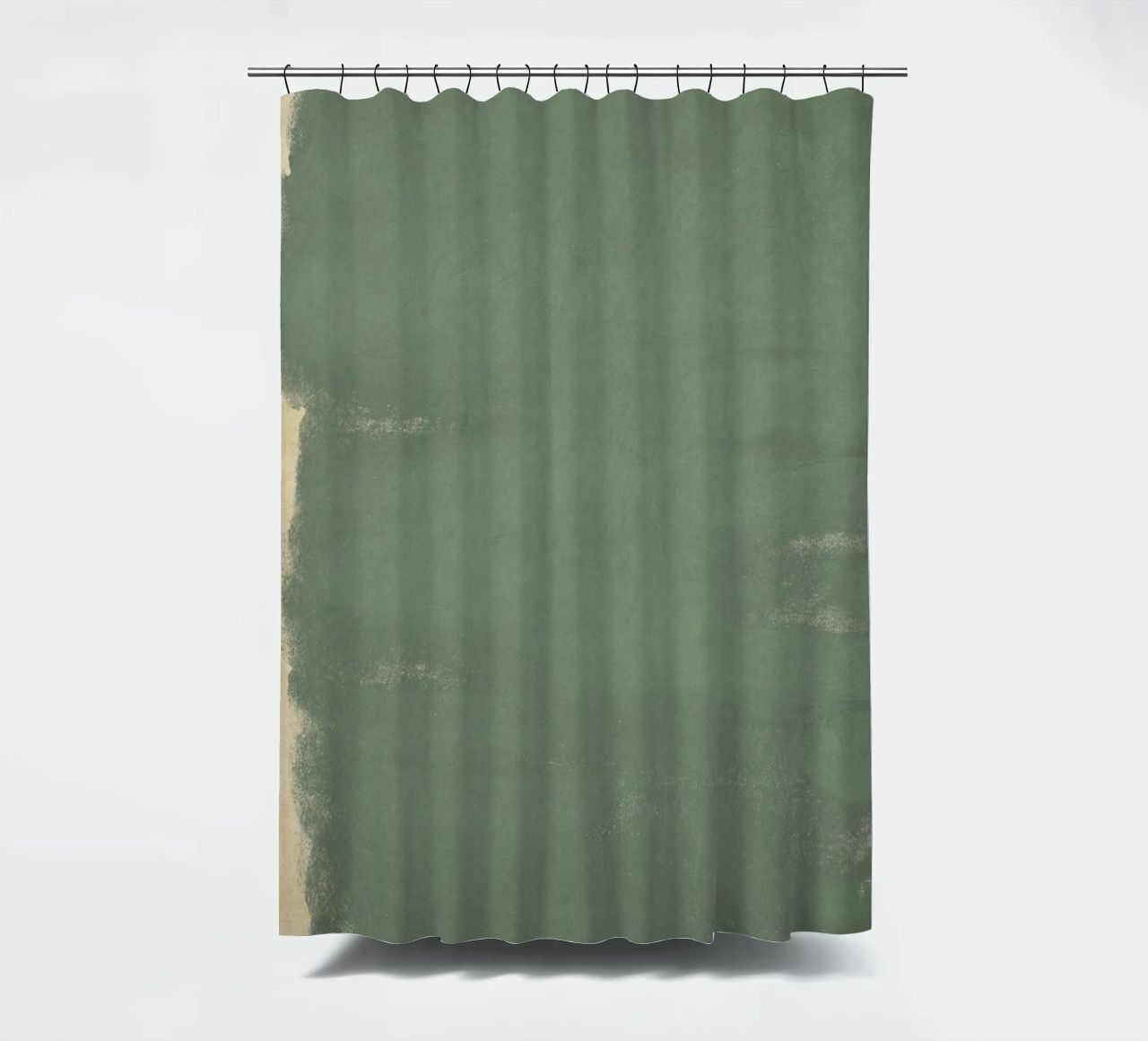 Minimal Abstract Green Colorfield 01 tenda da doccia da amini54