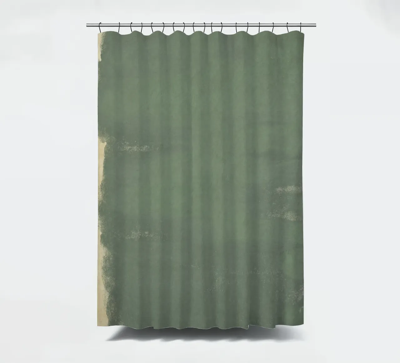 Minimal Abstract Green Colorfield 01 tenda da doccia da amini54