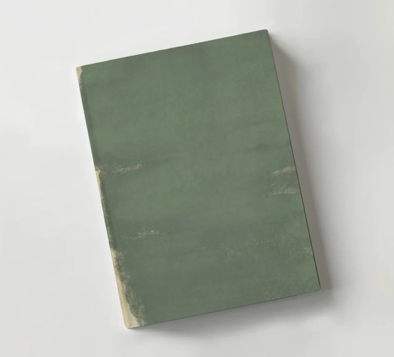 Minimal Abstract Green Colorfield 01 notebook by amini54