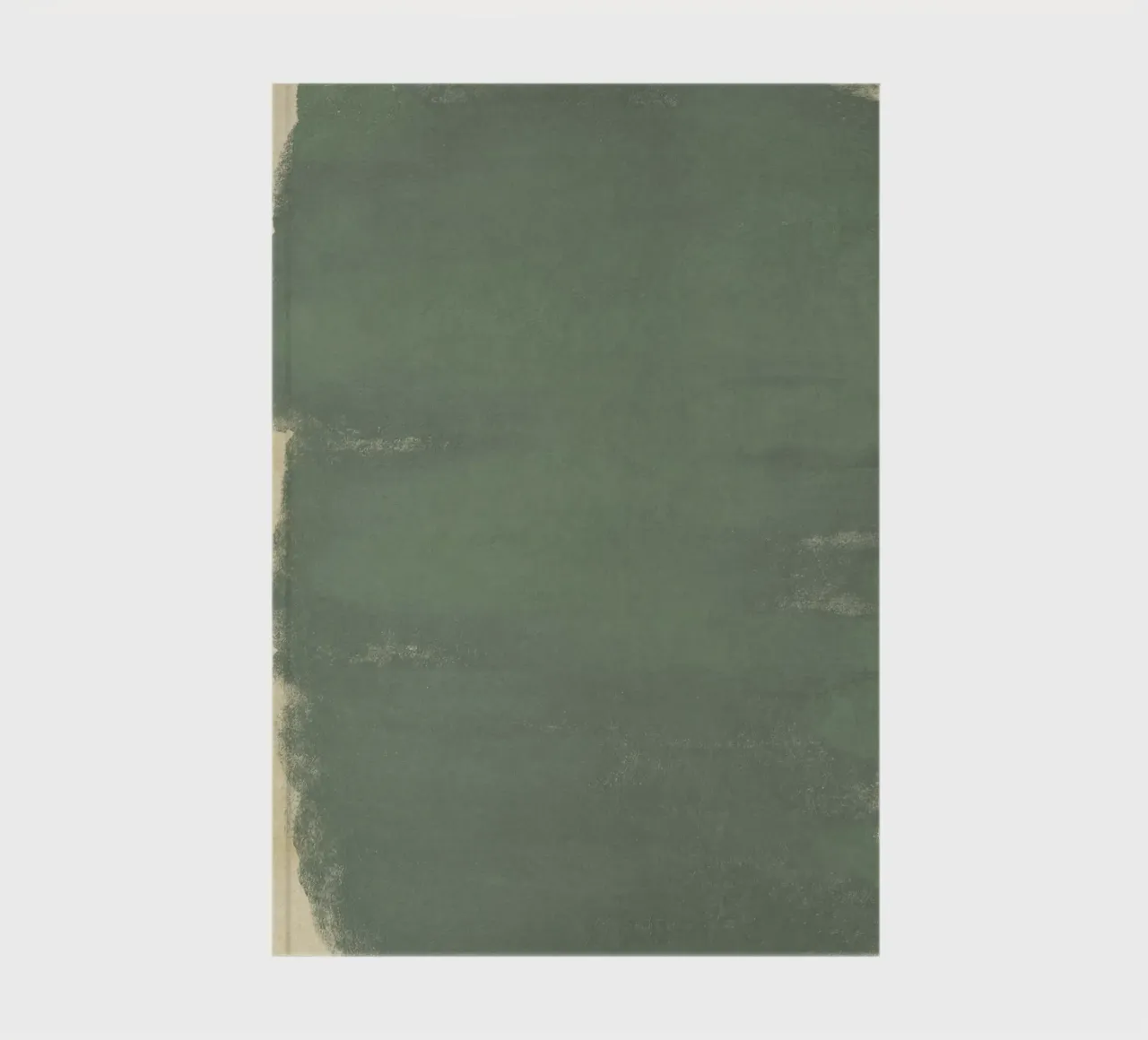 Minimal Abstract Green Colorfield 01 notebook by amini54