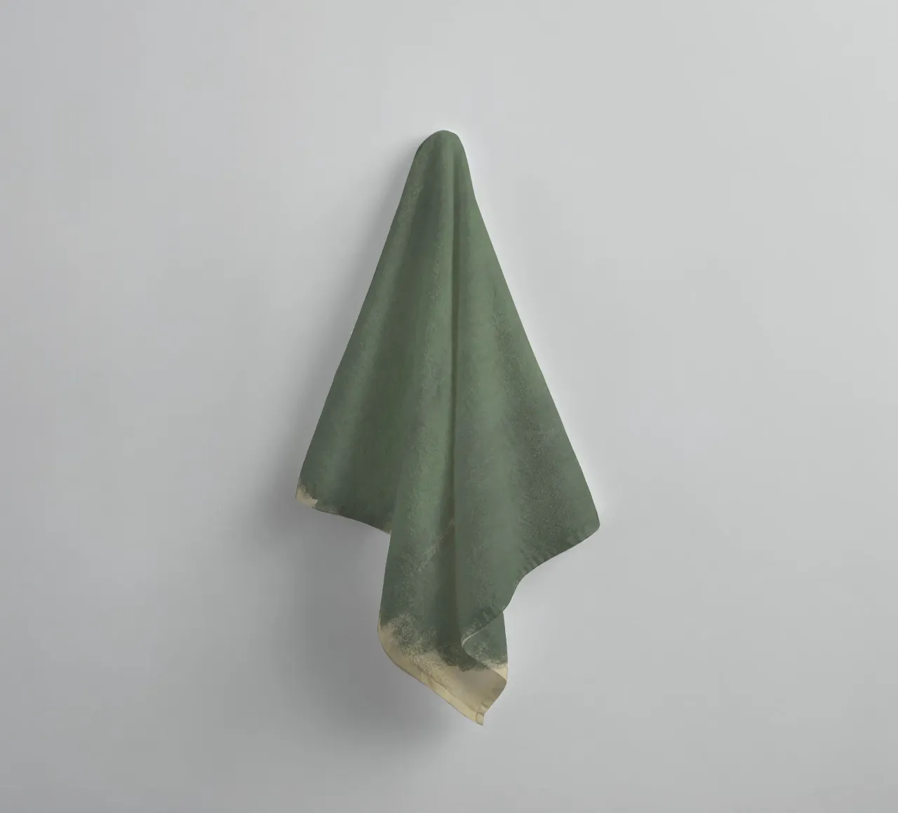 Minimal Abstract Green Colorfield 01 towel by amini54