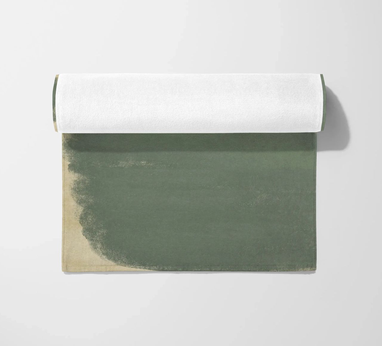 Minimal Abstract Green Colorfield 01 telo mare da amini54