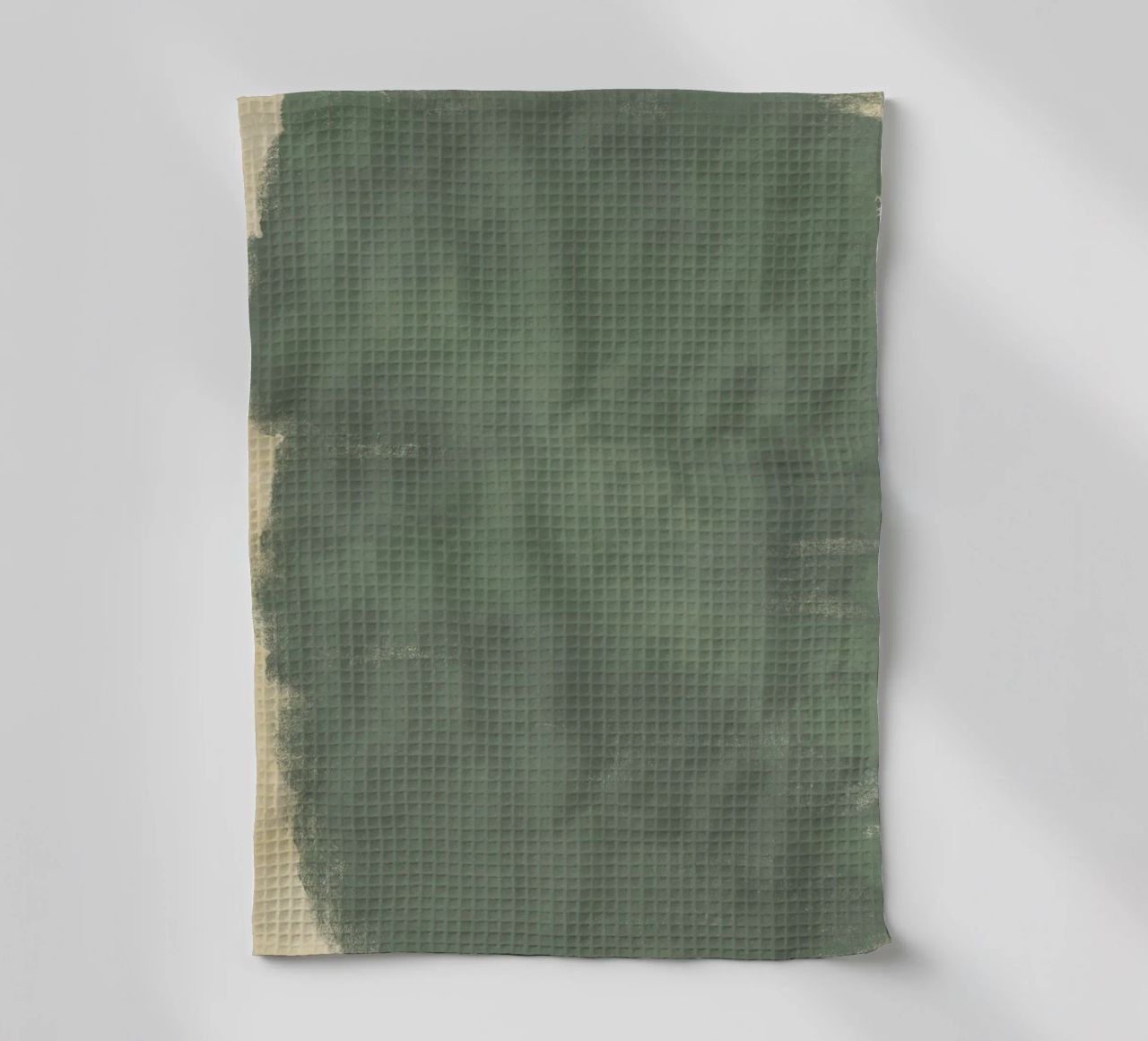 Minimal Abstract Green Colorfield 01 canovaccio da cucina da amini54