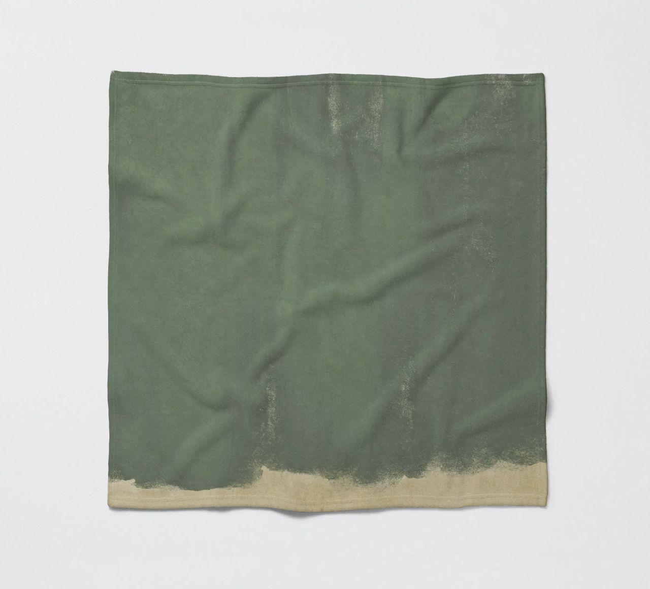 Minimal Abstract Green Colorfield 01 coperta in pile da amini54