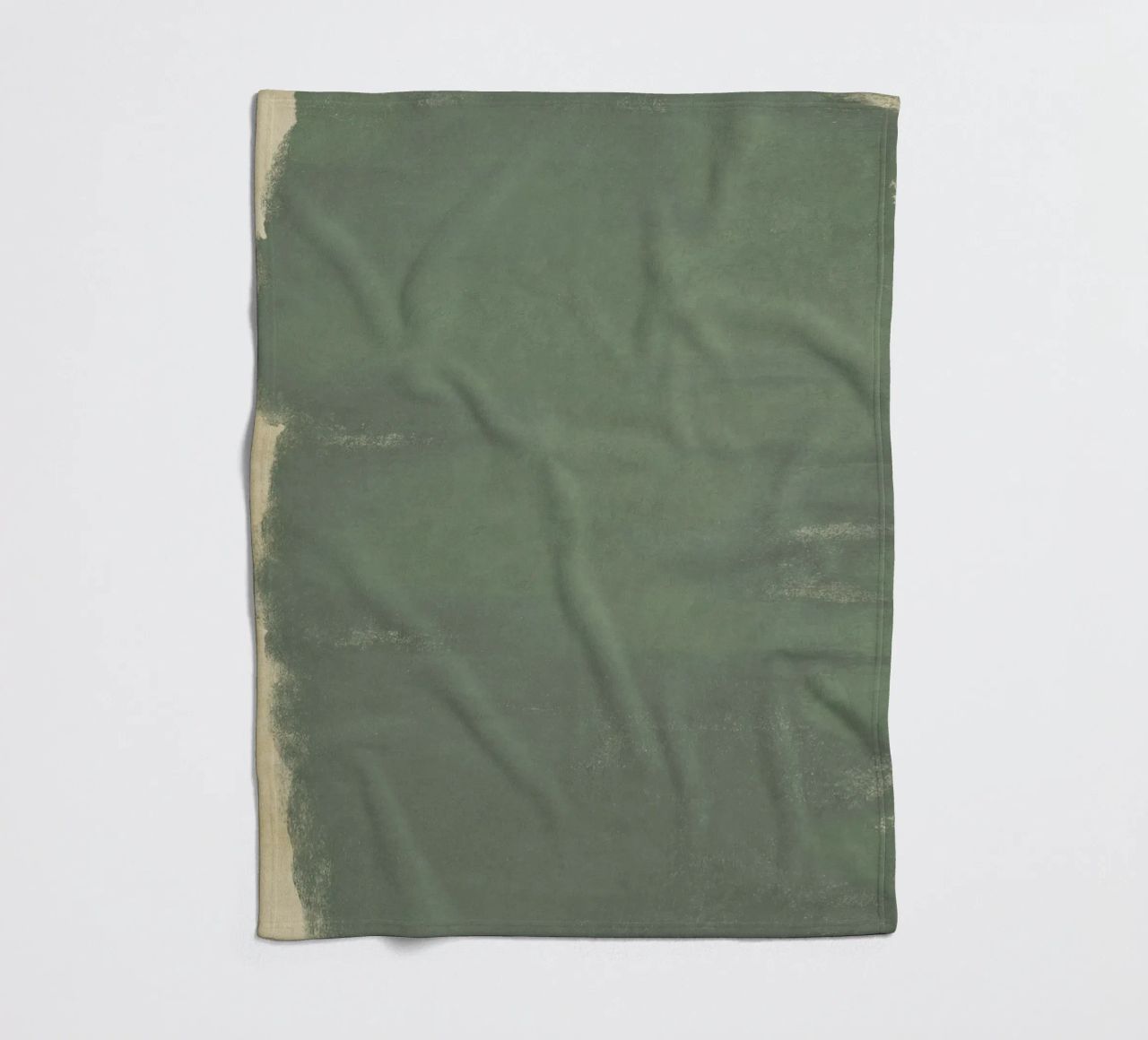 Minimal Abstract Green Colorfield 01 coperta in pile da amini54