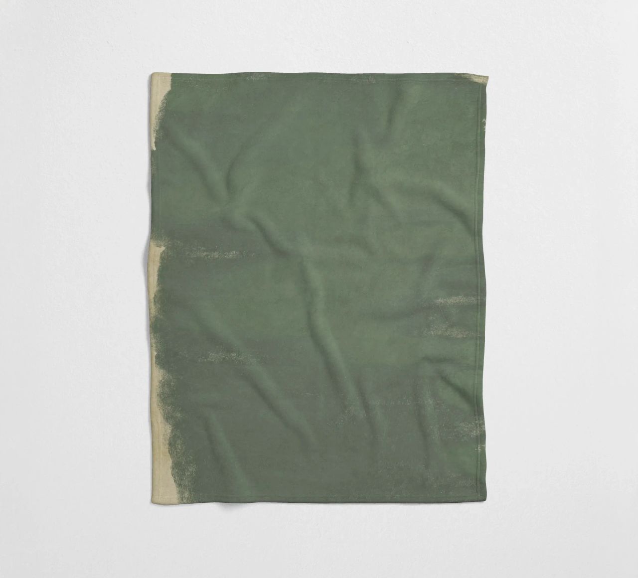 Minimal Abstract Green Colorfield 01 coperta in pile da amini54