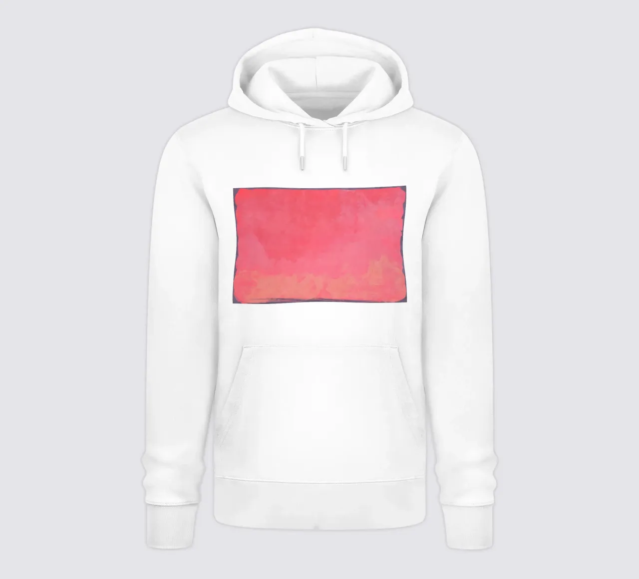 Champ de couleurs minimal abstrait Fuschia 01 sweat à capuche de amini54