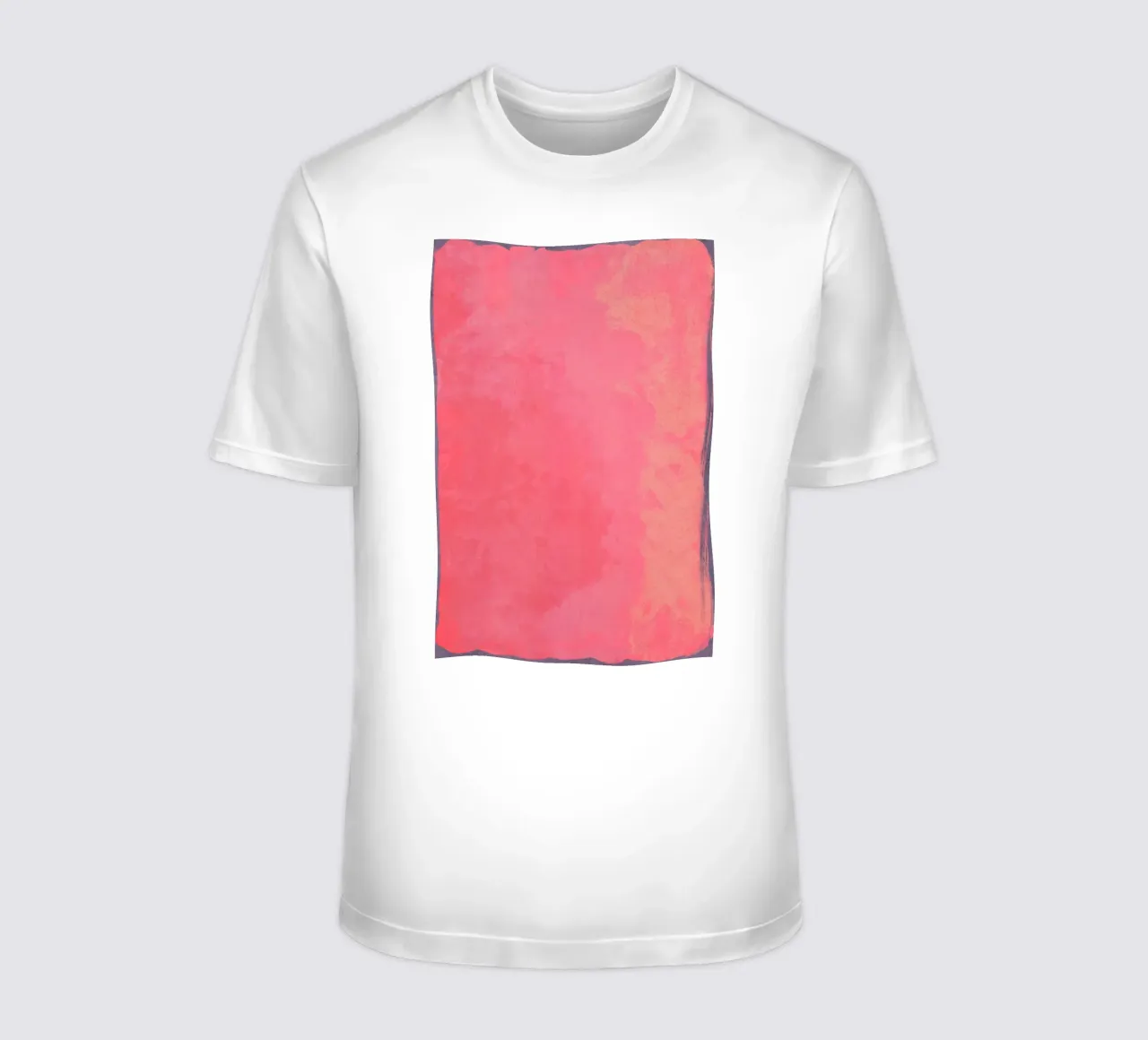 Champ de couleurs minimal abstrait Fuschia 01 t-shirt de amini54
