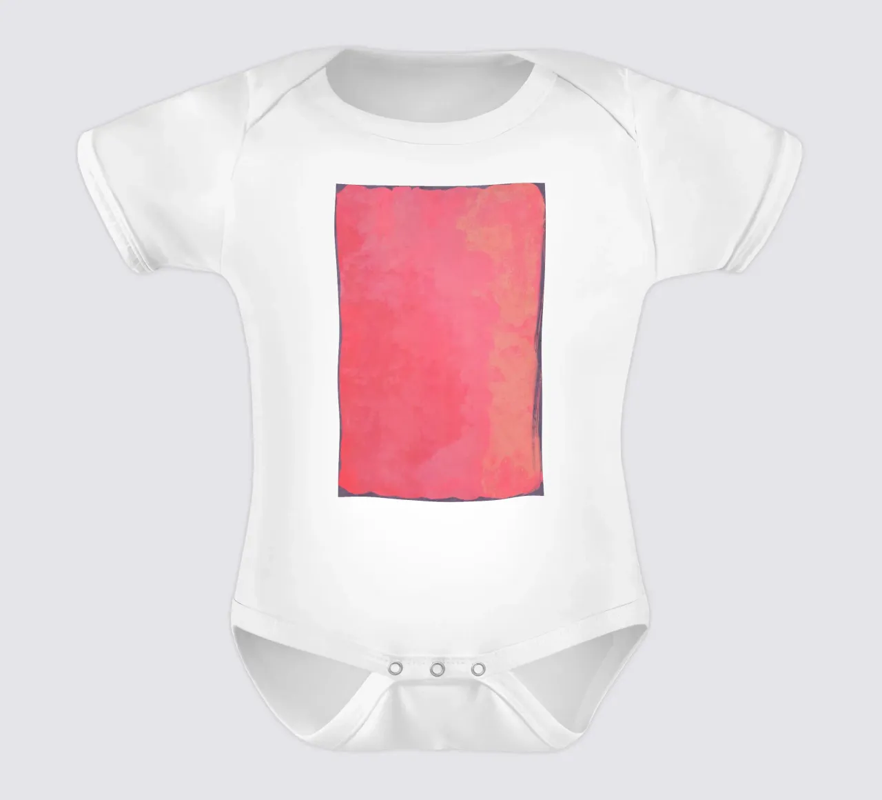 Minimal Abstract Fuschia Colorfield 01 body neonato maniche corte da amini54