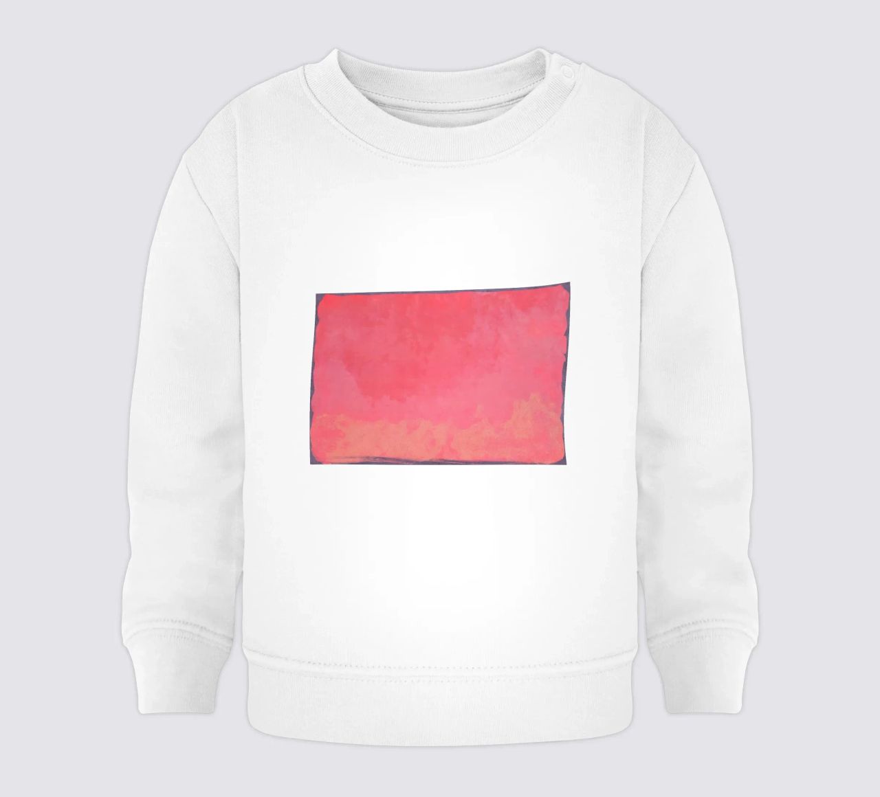 Minimal Abstract Fuschia Colorfield 01 felpa neonato da amini54