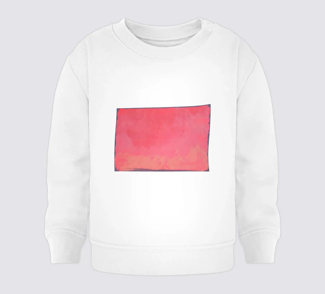 Campo de color fucsia abstracto minimalista 01 sudadera de bebé de amini54