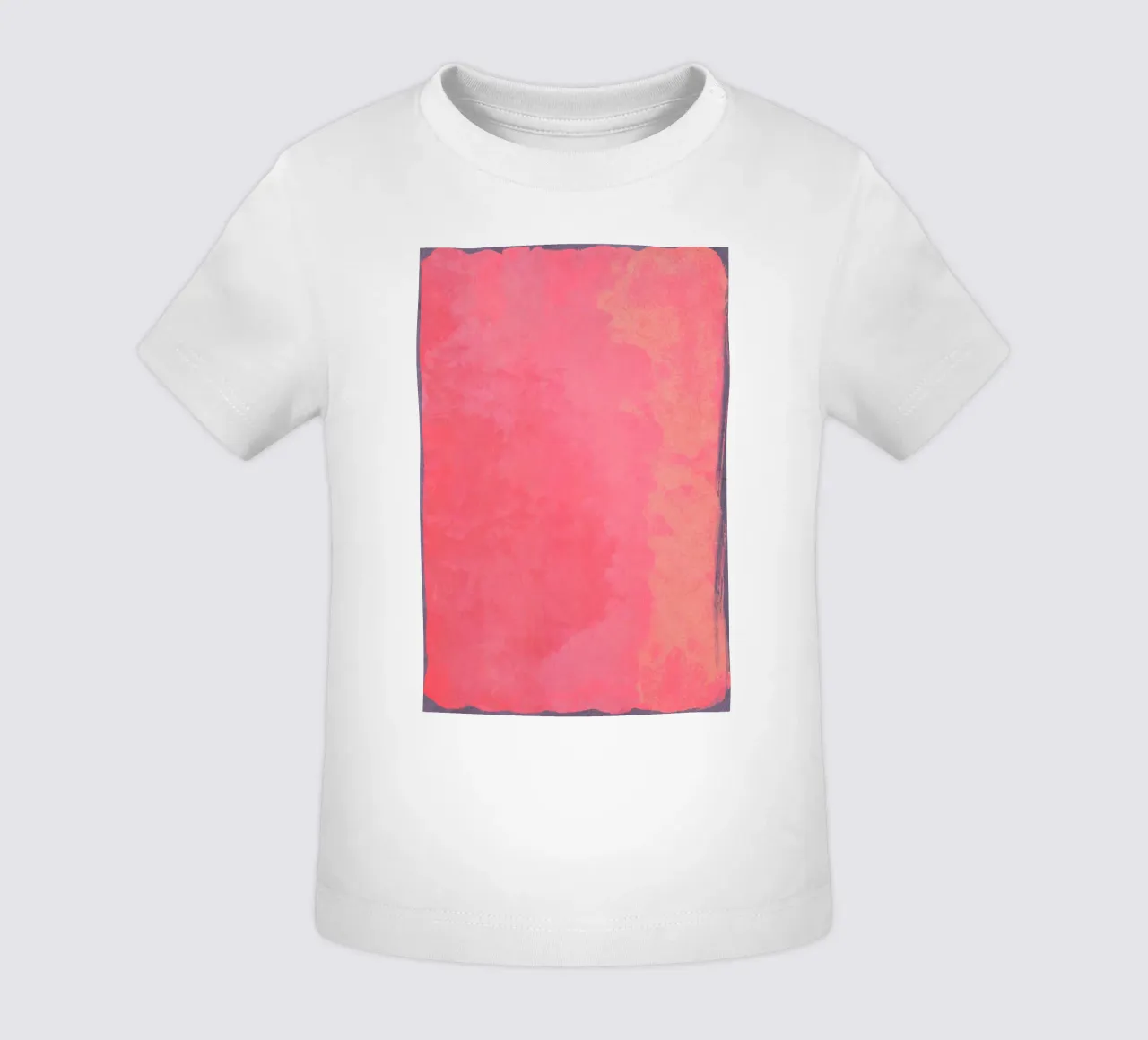 Minimal Abstract Fuschia Colorfield 01 maglietta neonato da amini54