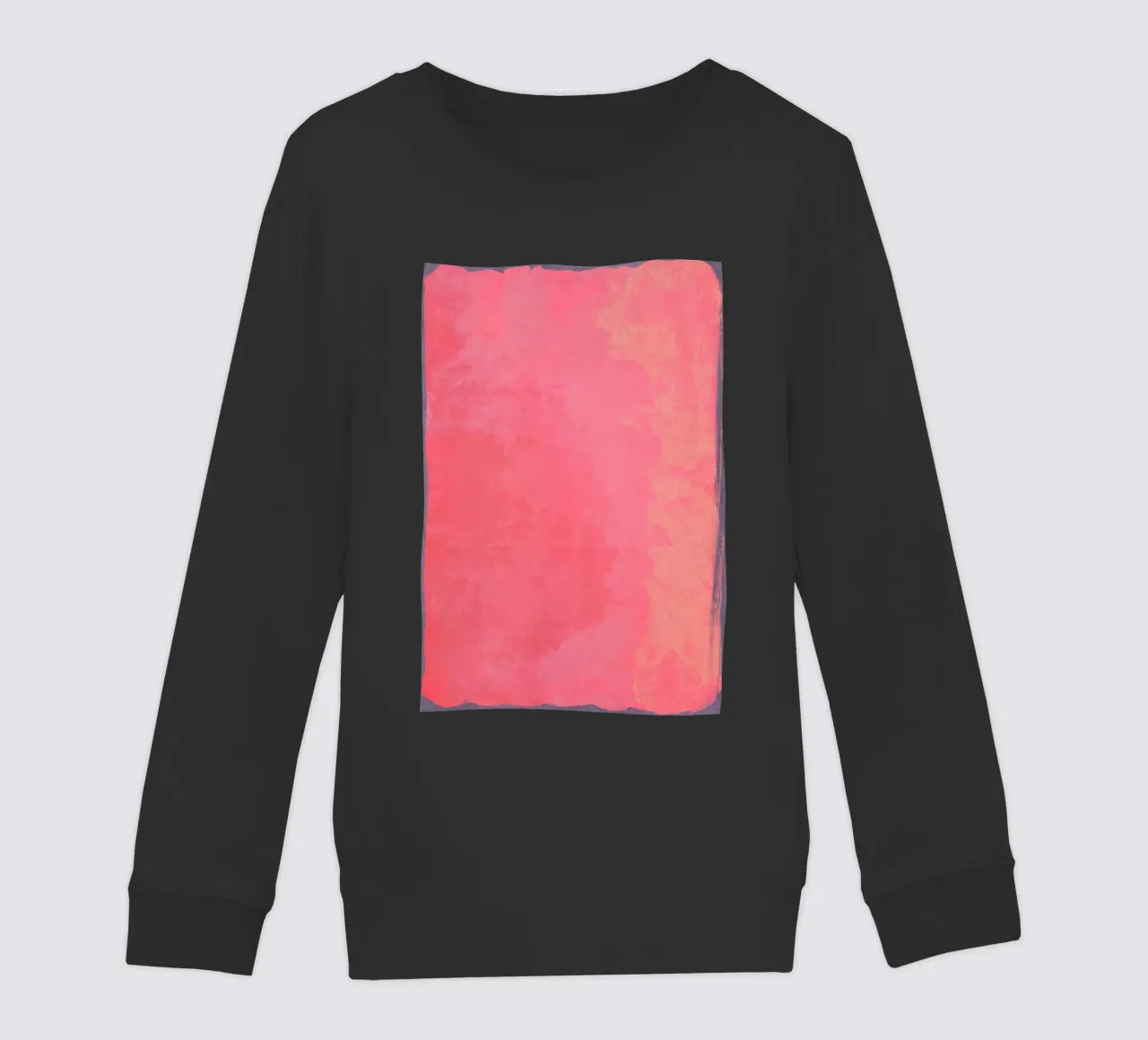 Minimal Abstract Fuschia Colorfield 01 felpa bambino da amini54