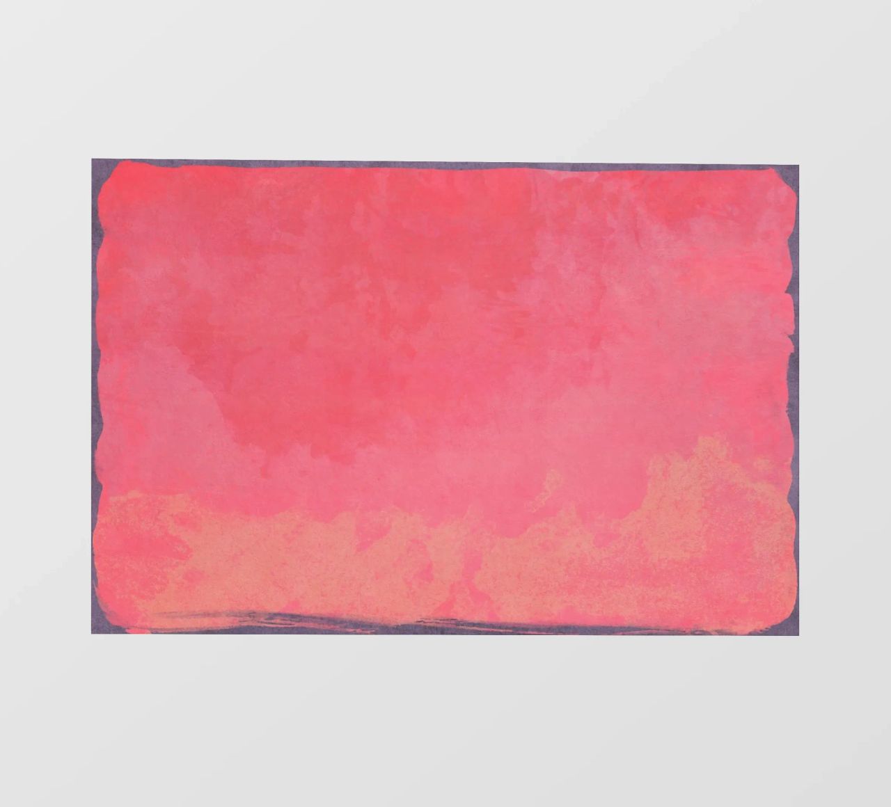 Minimal Abstract Fuschia Colorfield 01 telo in pvc da amini54