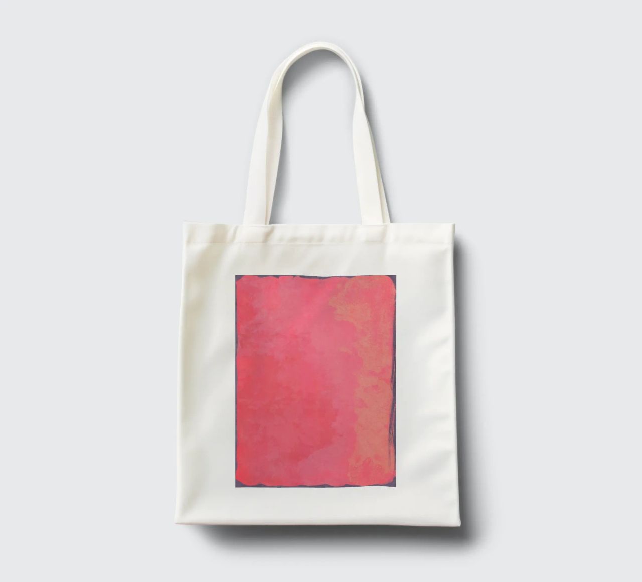 Minimal Abstract Fuschia Colorfield 01 borsa in juta da amini54