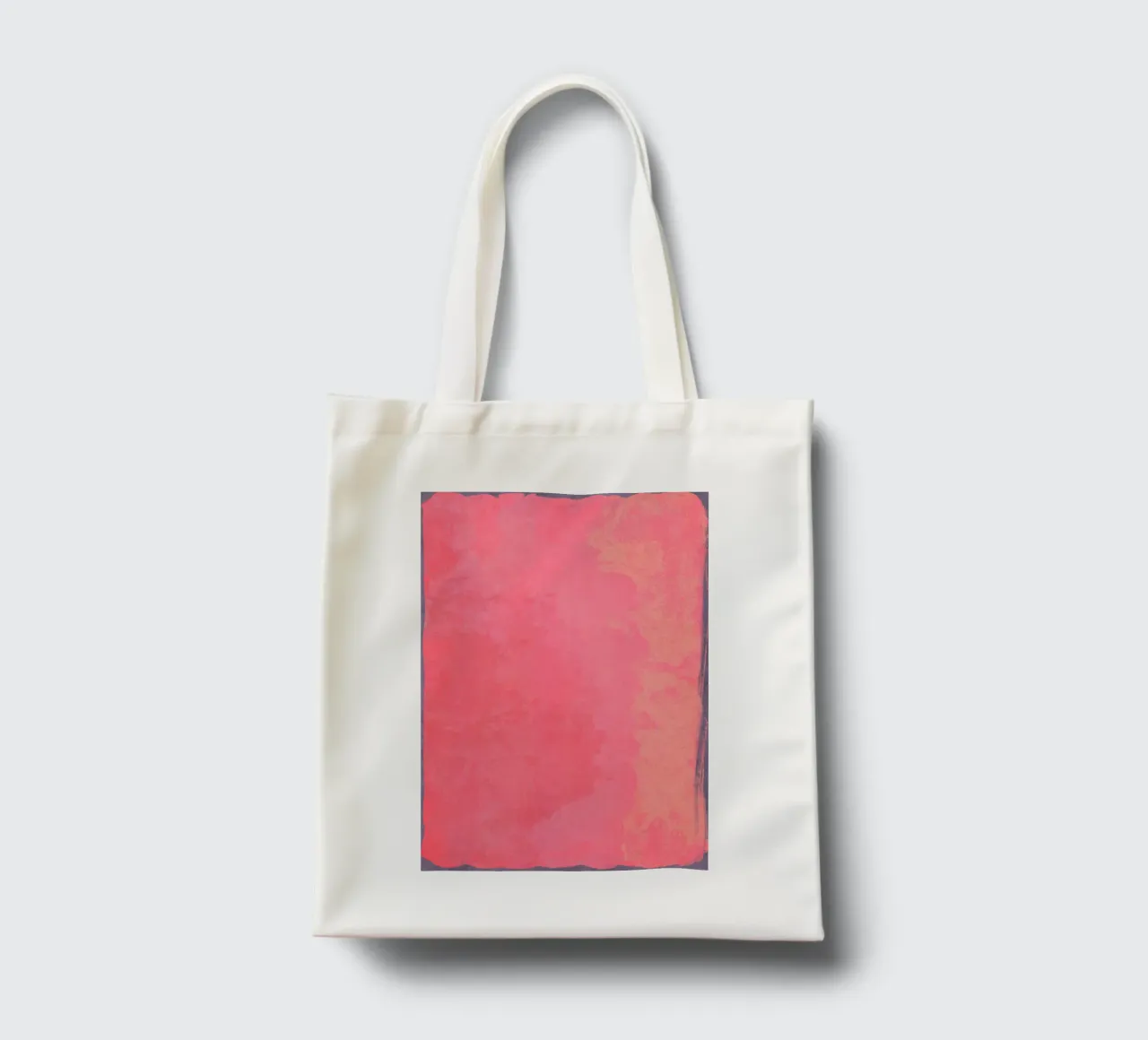 Minimal Abstract Fuschia Colorfield 01 borsa in juta da amini54