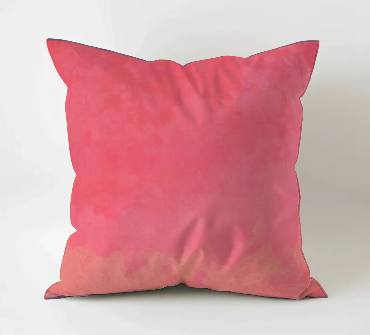 Champ de couleurs minimal abstrait Fuschia 01 coussin de amini54