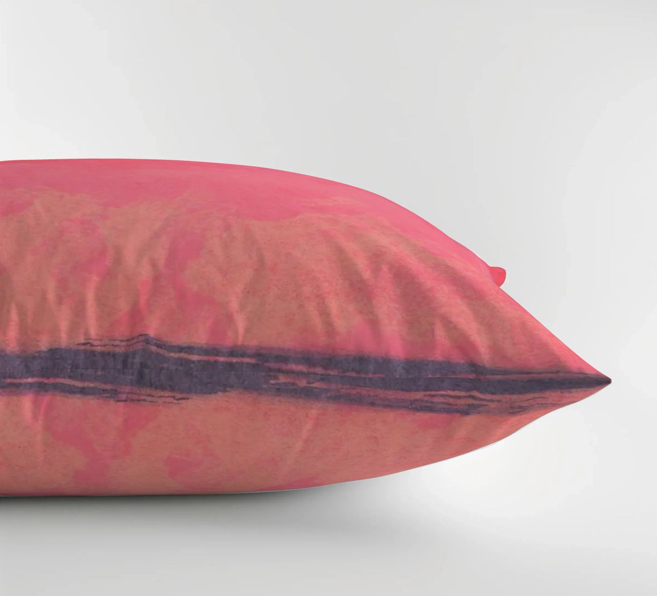 Minimal Abstract Fuschia Colorfield 01 cuscino da amini54