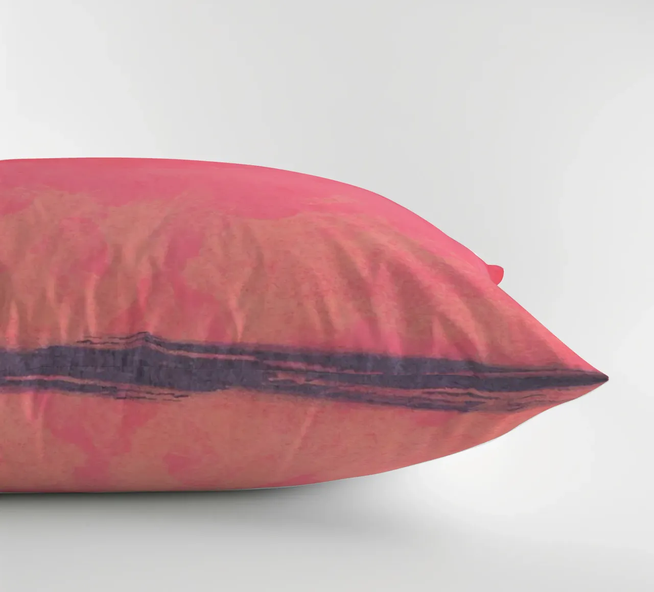Champ de couleurs minimal abstrait Fuschia 01 coussin de amini54
