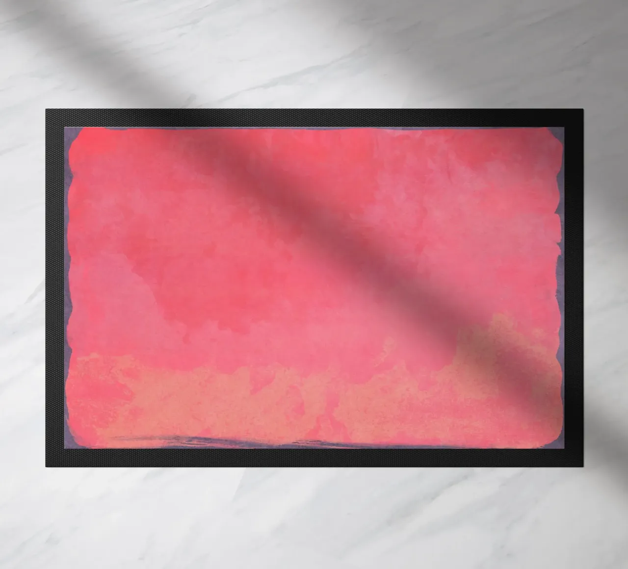 Minimal Abstract Fuschia Colorfield 01 zerbino da amini54