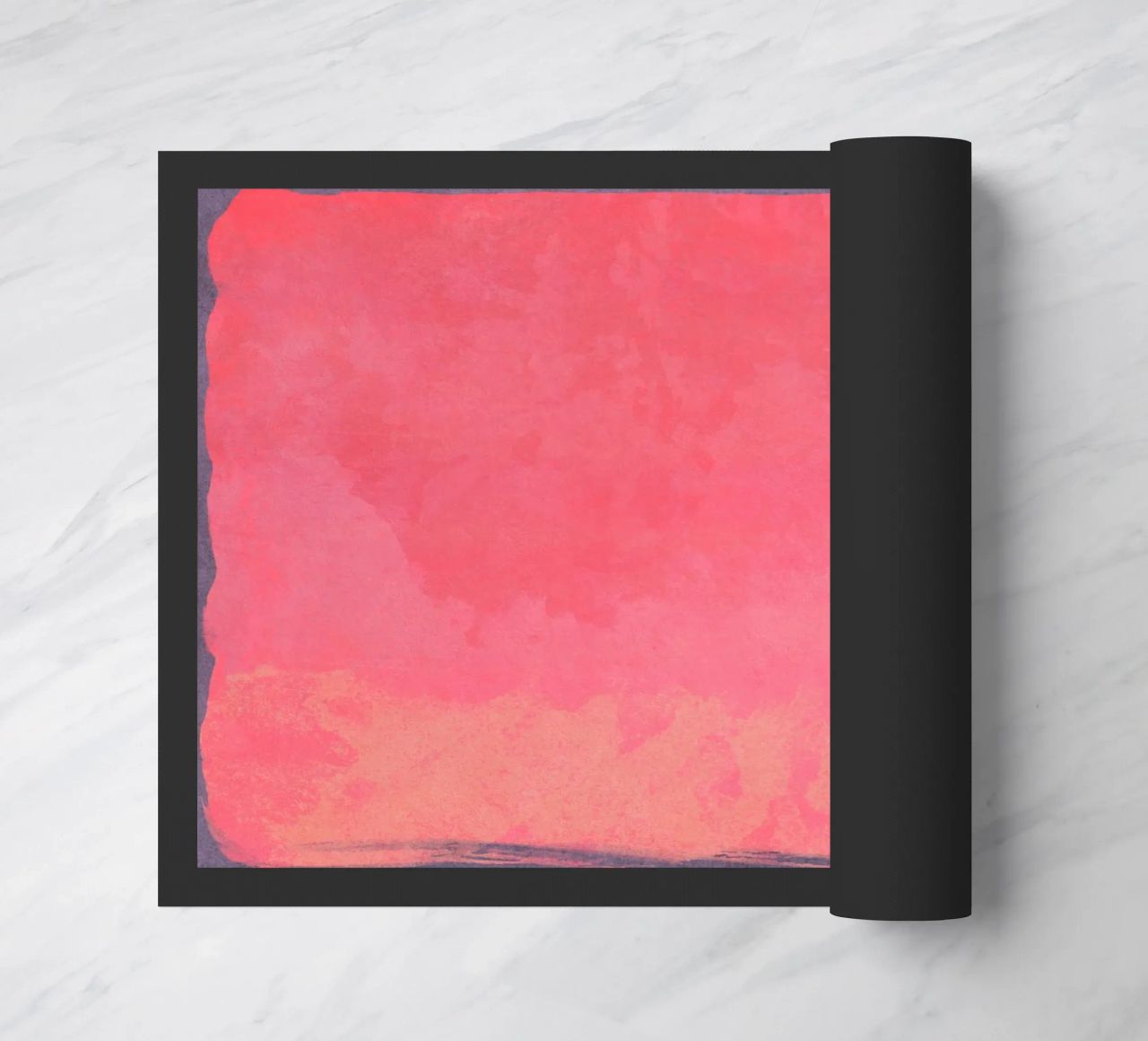 Minimal Abstract Fuschia Colorfield 01 zerbino da amini54