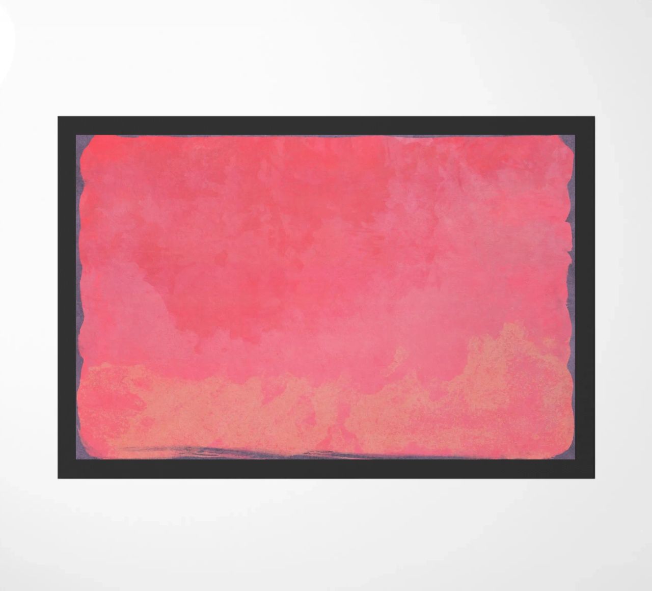 Minimal Abstract Fuschia Colorfield 01 zerbino da amini54
