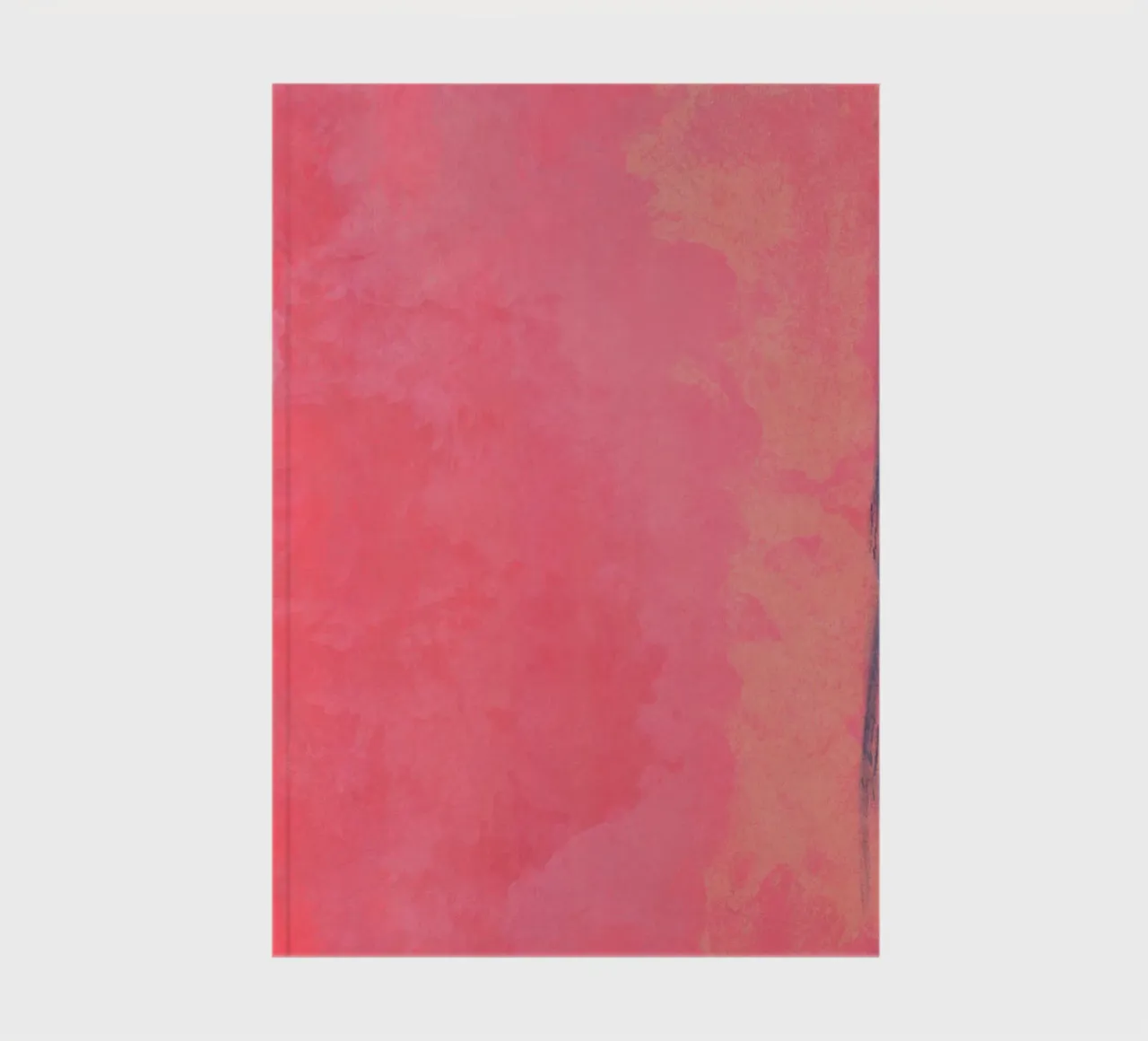 Minimal Abstract Fuschia Colorfield 01 notebook by amini54