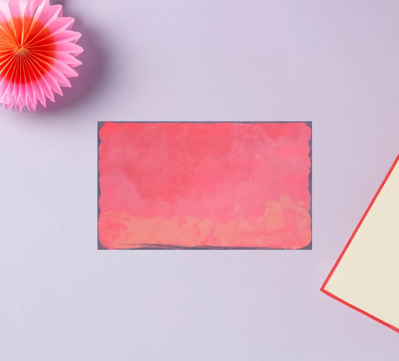 Minimal Abstract Fuschia Colorfield 01 sticker by amini54