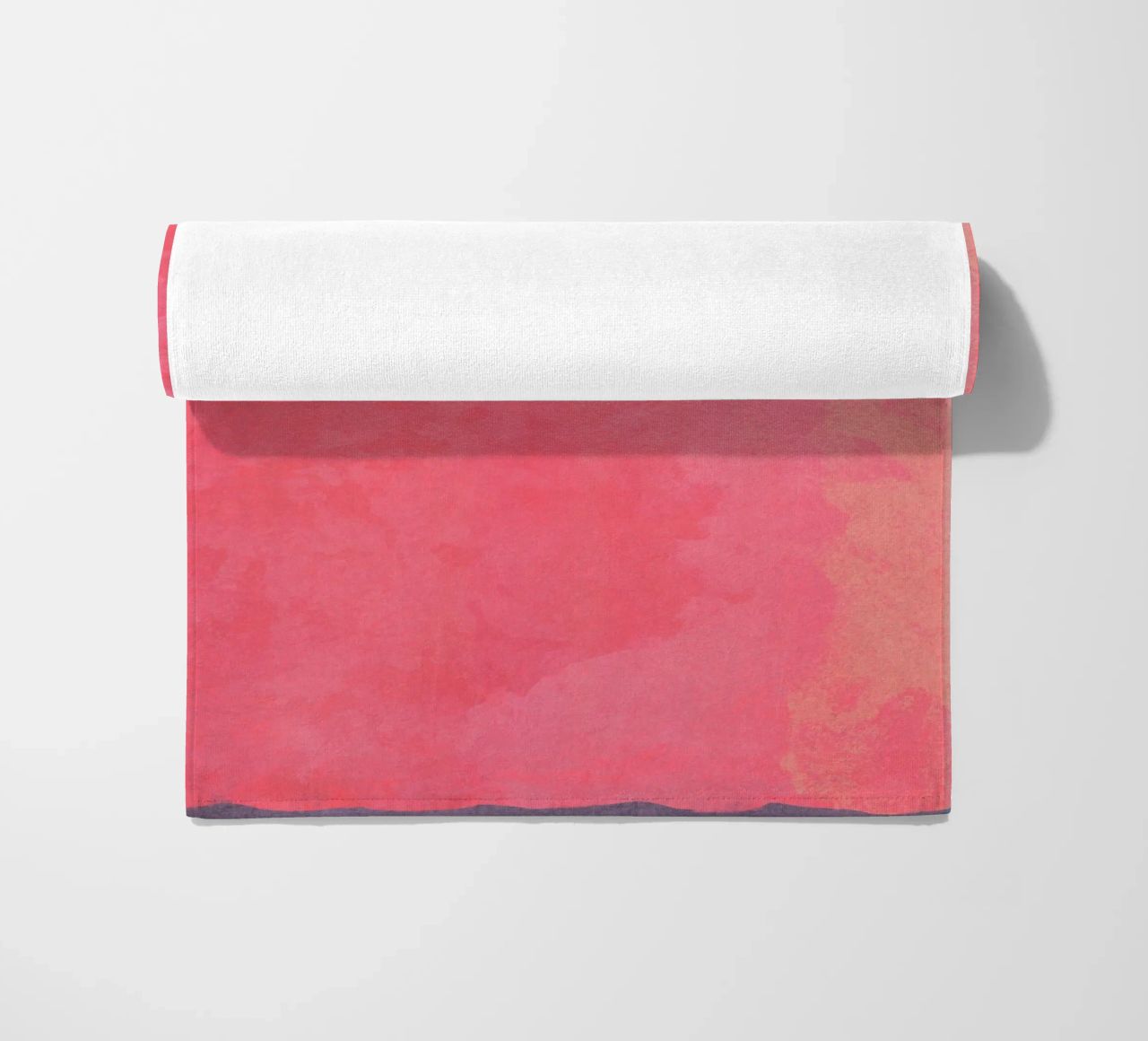Minimal Abstract Fuschia Colorfield 01 telo mare da amini54