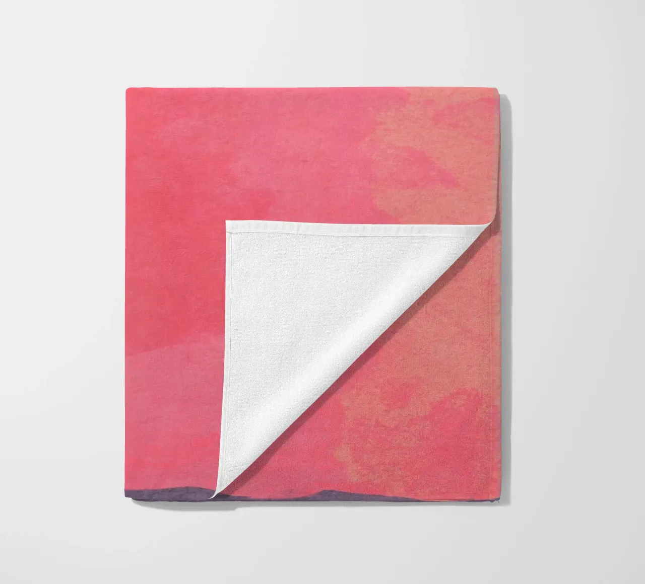 Minimal Abstract Fuschia Colorfield 01 telo mare da amini54