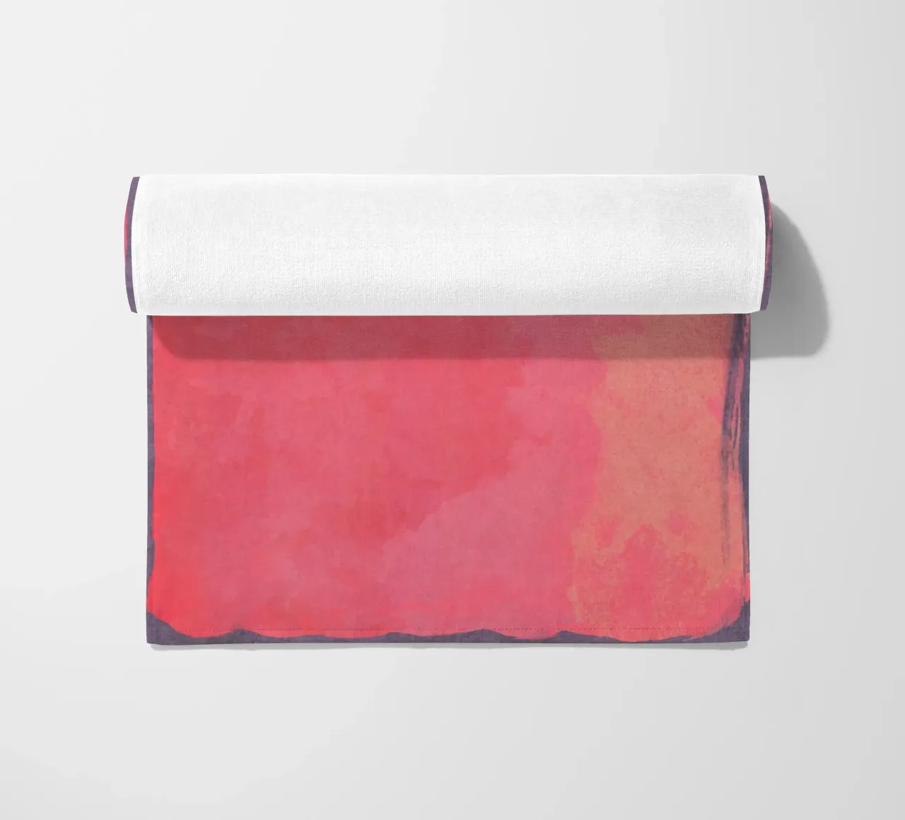 Minimal Abstract Fuschia Colorfield 01 telo mare da amini54