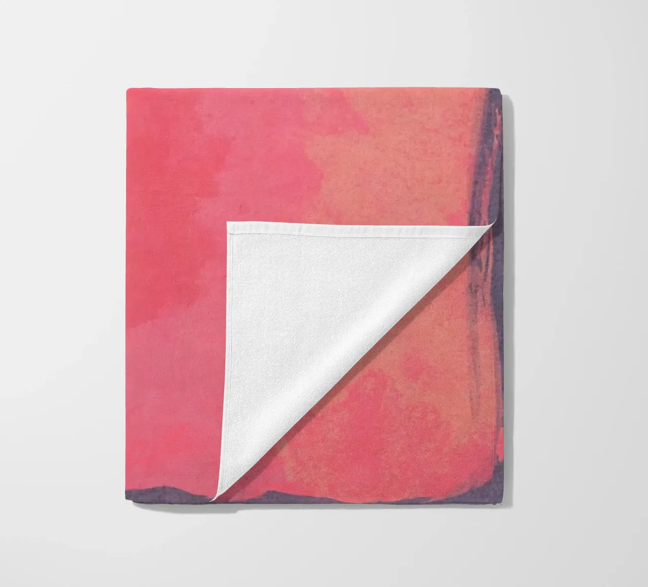 Minimal Abstract Fuschia Colorfield 01 telo mare da amini54