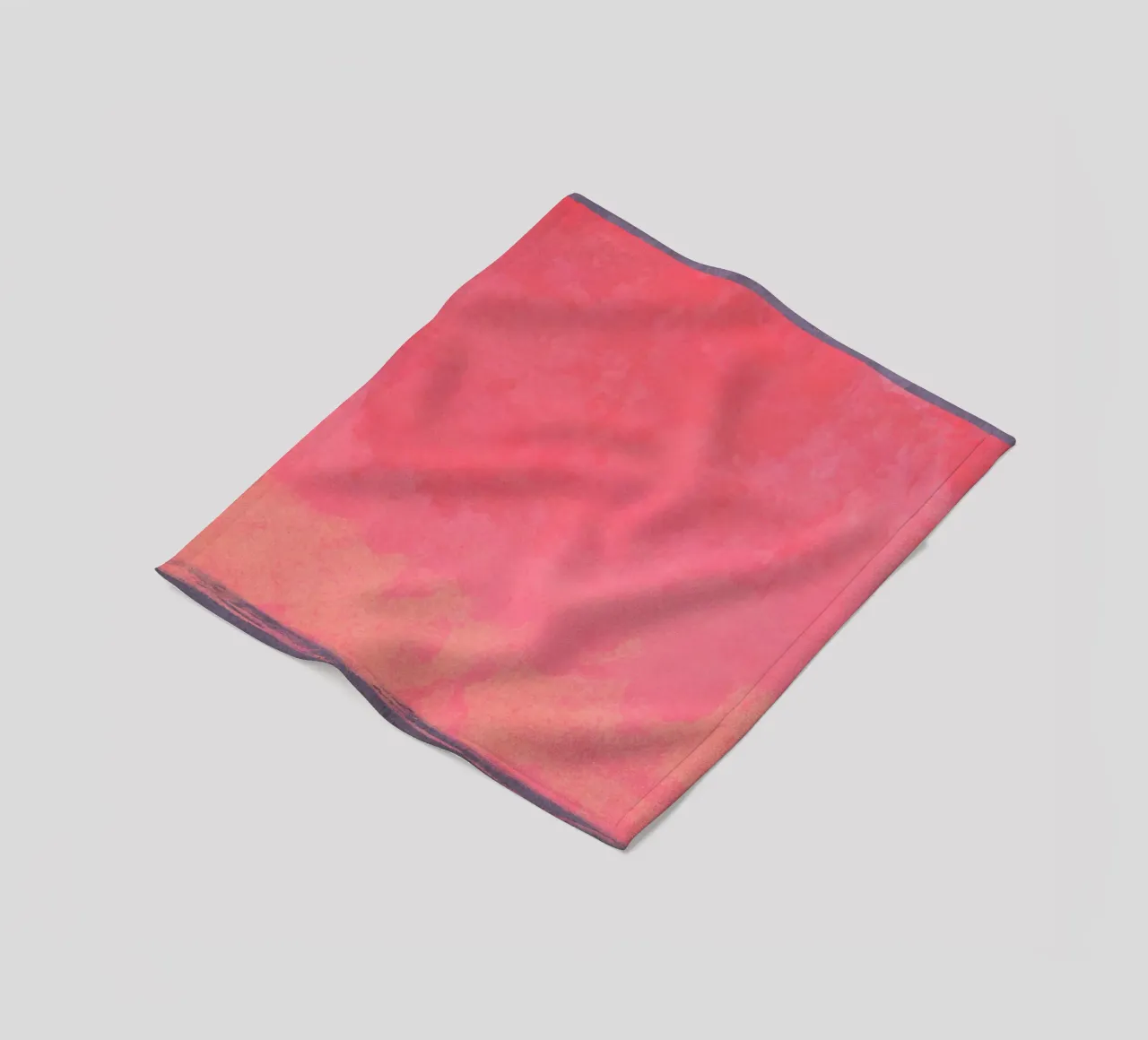 Minimalistisch abstract fuschia kleurveld 01 fleecedeken van amini54